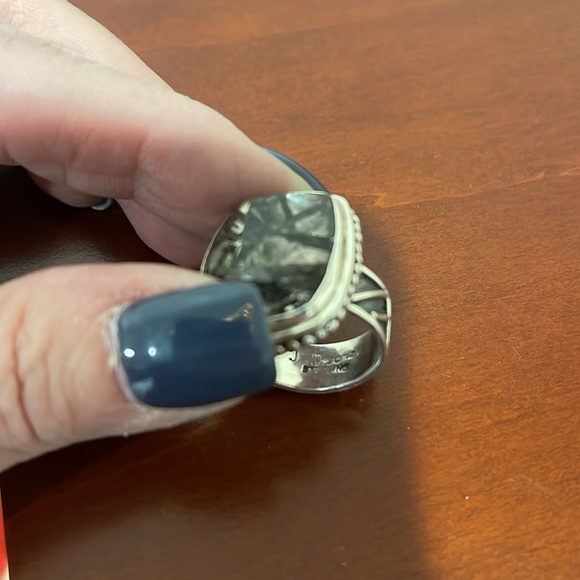 Echo of the Dreamer Rutilated Quartz Ring Sz. 7 - Picture 7 of 7